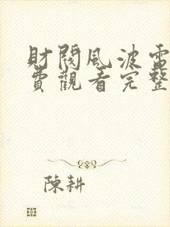 财阀风波电影免费观看完整版