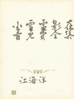 小雪电影在线观看免费全集高清封面