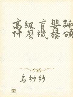 高级育婴师证是什么机构颁发的