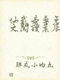 仙武帝尊免费全文阅读叶辰仙武帝尊