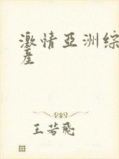 激情亚洲综合国产