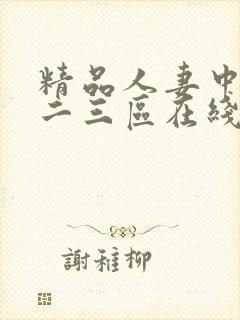 精品人妻中出一二三区在线