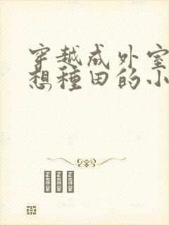 穿越成外室我只想种田的小说