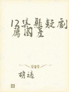 12集悬疑剧推荐国产