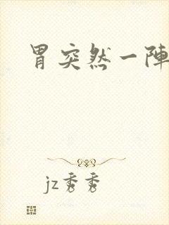 胃突然一阵刺痛封面