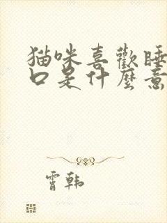 猫咪喜欢睡在胸口是什么意思