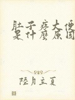 肚子疼大便黑色是什么原因封面