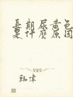 长期尿黄色的尿是什么原因