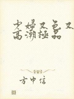 少妇又色又爽又高潮极品