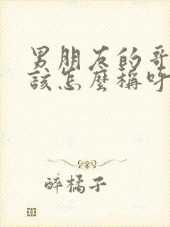 男朋友的哥哥应该怎么称呼