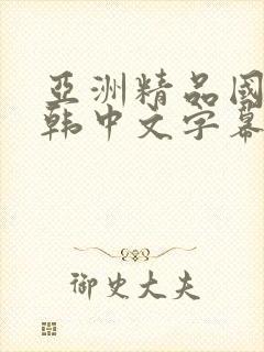 亚洲精品国产日韩中文字幕