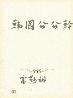 韩国公公干儿媳