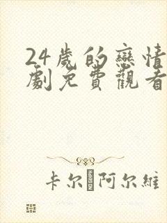 24岁的恋情韩剧免费观看完整版