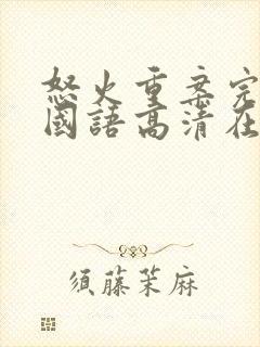 怒火重案完整版国语高清在线观看封面