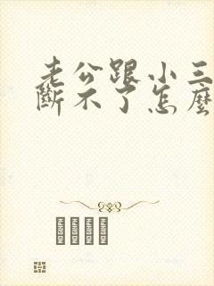 老公跟小三一直断不了怎么办