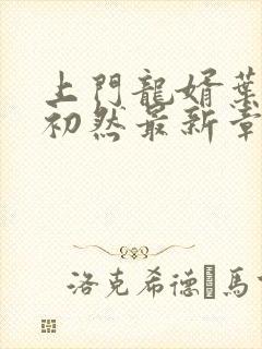 上门龙婿叶辰萧初然最新章节更新