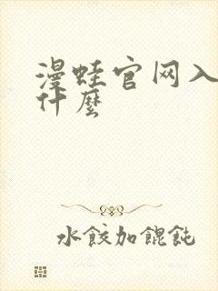 漫蛙官网入口是什么