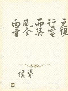 向风而行免费观看全集电视剧剧情