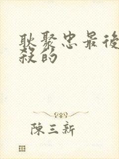 耿聚忠最后被谁杀的