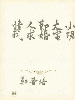 情人节大小姐向我求婚电视剧