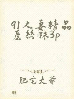 91人妻精品国产丝袜3p封面