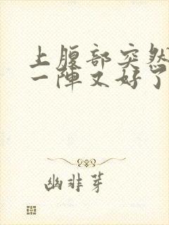 上腹部突然绞痛一阵又好了