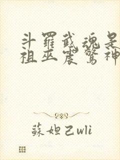 斗罗武魂是十二祖巫震惊神界