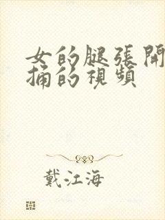 女的腿张开男的捅的视频