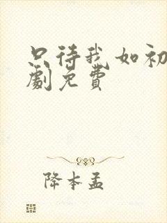 只待我如初心短剧免费