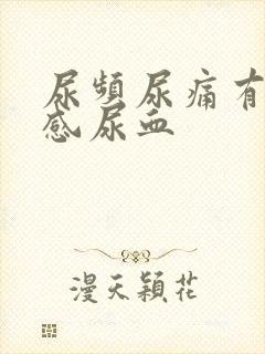 尿频尿痛有刺痛感尿血