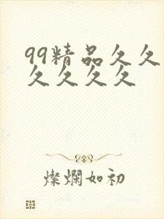 99精品久久久久久久久
