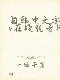 日韩中文字幕av在线观看网站