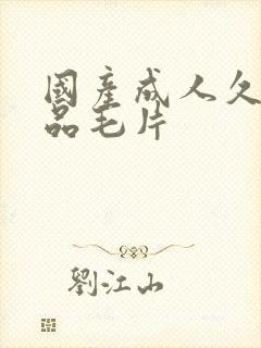 国产成人久久精品毛片封面