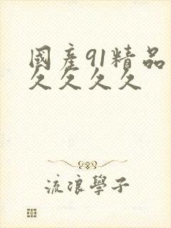 国产91精品久久久久久封面