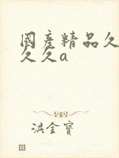 国产精品久久久久久a封面