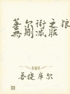 华尔街之狼电影无删减版