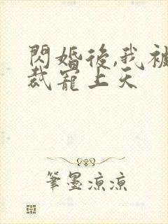 闪婚后,我被总裁宠上天