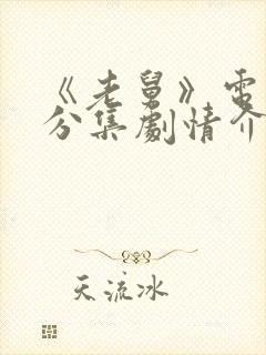 《老舅》电视剧分集剧情介绍