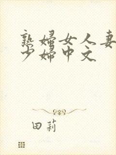 熟妇女人妻丰满少妇中文