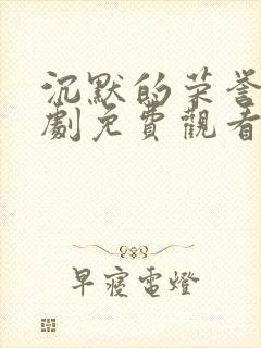 沉默的荣誉电视剧免费观看全集下载高清