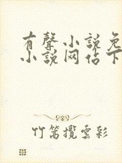 有声小说免费听小说网站下载