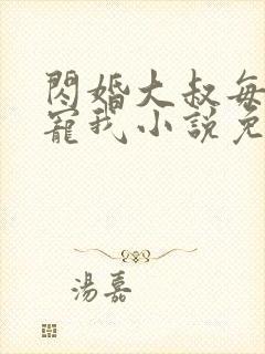 闪婚大叔每天狂宠我小说免费阅读