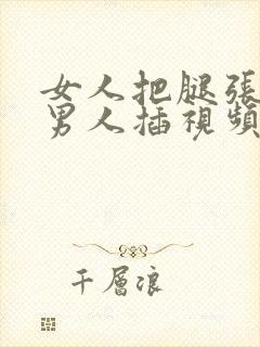 女人把腿张开让男人插视频