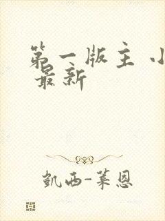 第一版主 小说 最新