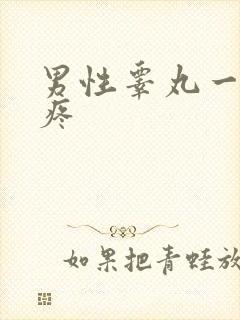 男性睾丸一碰就疼