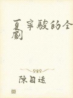 夏宁骏的全部短剧