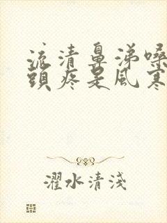 流清鼻涕嗓子疼头疼是风寒还是风热感冒