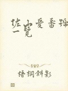 佐山爱番号作品一览封面