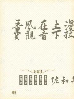 吾凰在上漫画免费观看下拉式