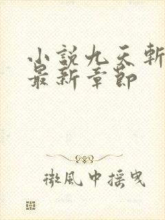 小说九天斩神诀最新章节